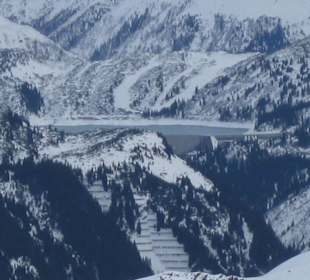 Der Silvretta Stausee