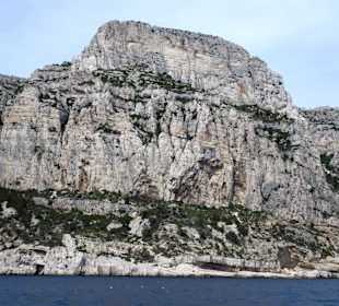 Rückfahrt an der Küste der Calanques