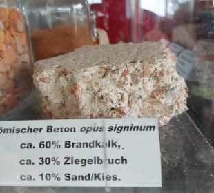 Römischer Beton,viel haltbarer als heutiger Beton