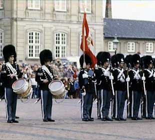 Königliche Garde beim Wachwechsel