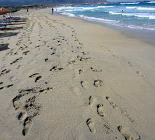 Spuren im Sand