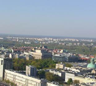 Widok z Pałacu Kultury