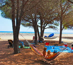 Gemütlich am Strand