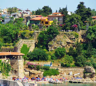 Blick zum Hafen von Antalya
