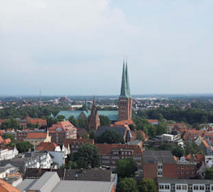 Abendlicher Blick auf die Innenstadt