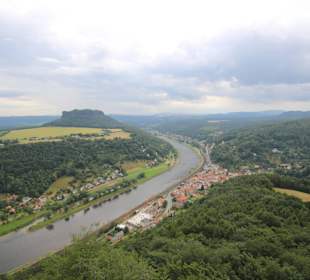 Lilienstein und Elbtal