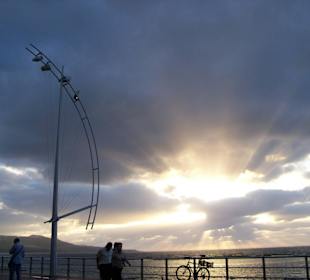 Abendstimmung an der Strandpromenade