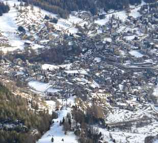 Blick von der Gemmi nach Leukerbad