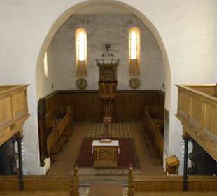 Blick von der Orgelempore