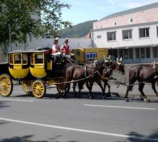 Historische Postkutsche