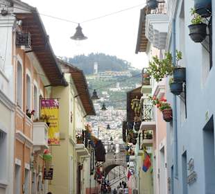 Blick auf die Kneipenstraße