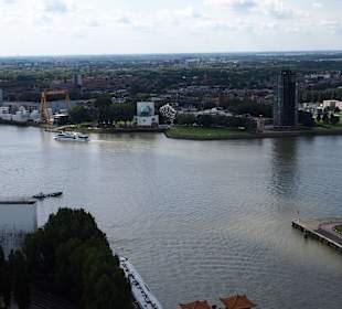 Rotterdam Zentrum von oben