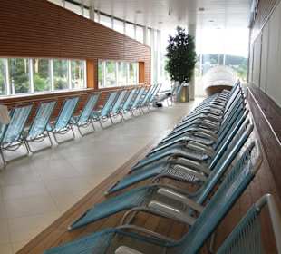 Ruheraum vor Saunabereich