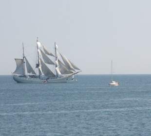 Segelschiff vor Helgoland