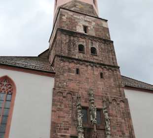 Blick zur Stiftskirche von Baden-Baden