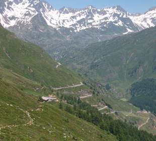 Blick zum Timmelsjoch