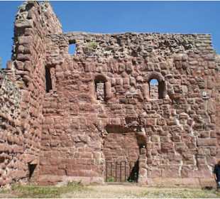 Ein kleiner Teil der Burgruine