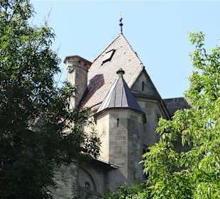 Blick auf Burg Kreuzenstein