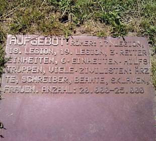 Metalltafel auf Boden