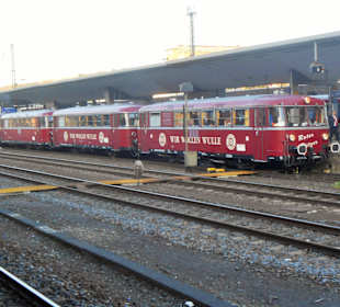 Schienezug Roter Flitzer