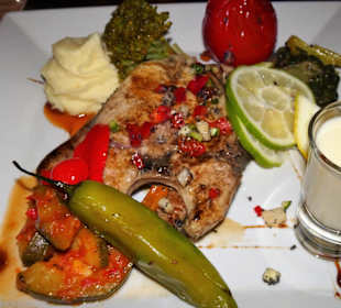 Fisch des Tages im Bistrot des Pecheurs