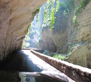 Schlucht zur Schauderterrasse
