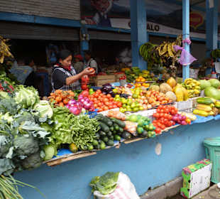 Samstag ist die ganze Stadt ein großer Markt