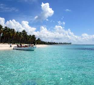 Ausflug nach Saona Landgang