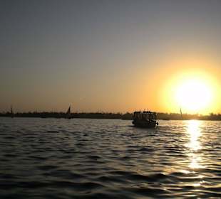 Sonnenuntergang am Nil