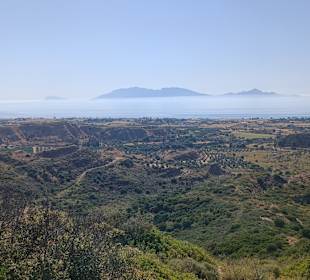Blick hinunter nach Kardamena