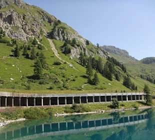 Fedaia Pass, Stausee