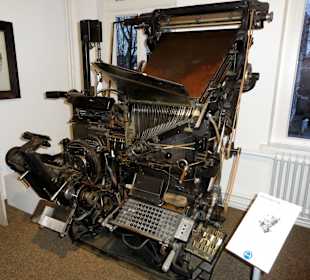 Setzmaschine im Museum Nordenham