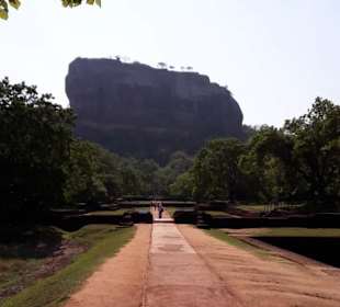Der "Löwnenfelsen" Sigiriya