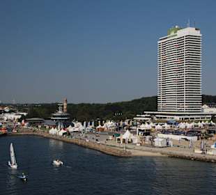 Blick auf das Maritim Strandhotel
