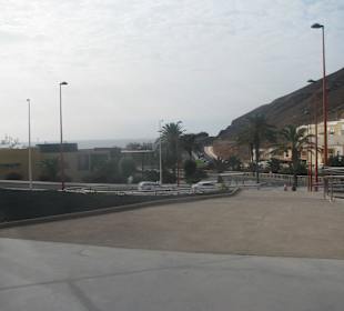 Blick aus der Busstation nach Morro Jable