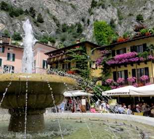 Springbrunnen im Zentrum