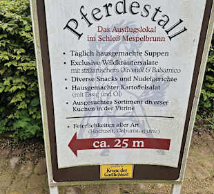 Vom Schloss zum Cafe