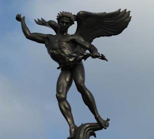 Erzengel mit Lorbeerzweig