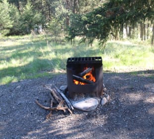 .....obligatorische Feuerstelle!