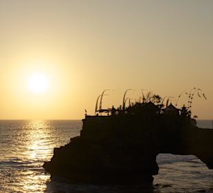 Sonnenuntergang am Tanah Lot