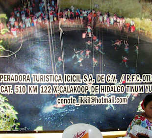 In der Anlage Cenote Ik-Kil