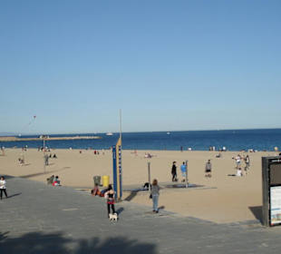 Barceloneta Strand von Barcelona