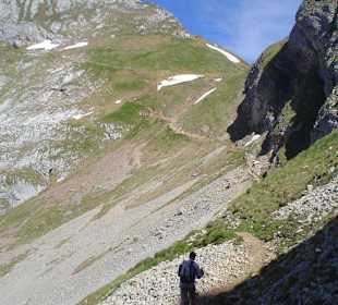 Blick auf Hochiss (2.299m)