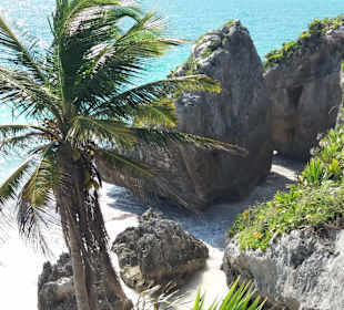 Tulum Ruinen Steilküste