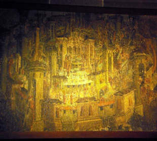 In der Sebald Kirche Wandbild