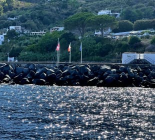 Santa Marina Salina bei Ankunft