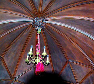 Das Herrenzimmer linker Turm Decke