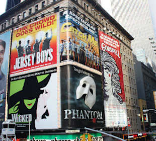 Musicals am Times Square