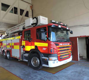 Feuerwehrstation auf dem Weg in den Forest Park