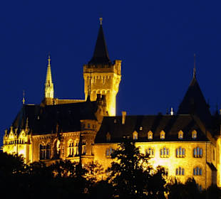 Schloßblick am Abend